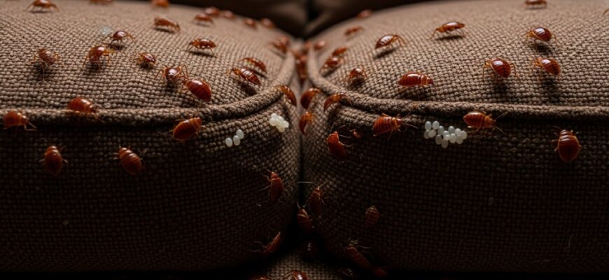 Как найти клопов в диване