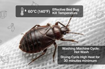 При какой температуре стирки умирают клопы