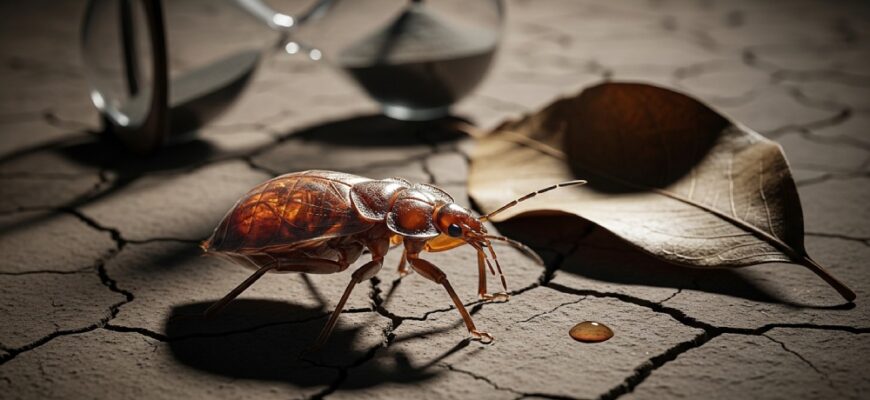 Сколько живут клопы без крови